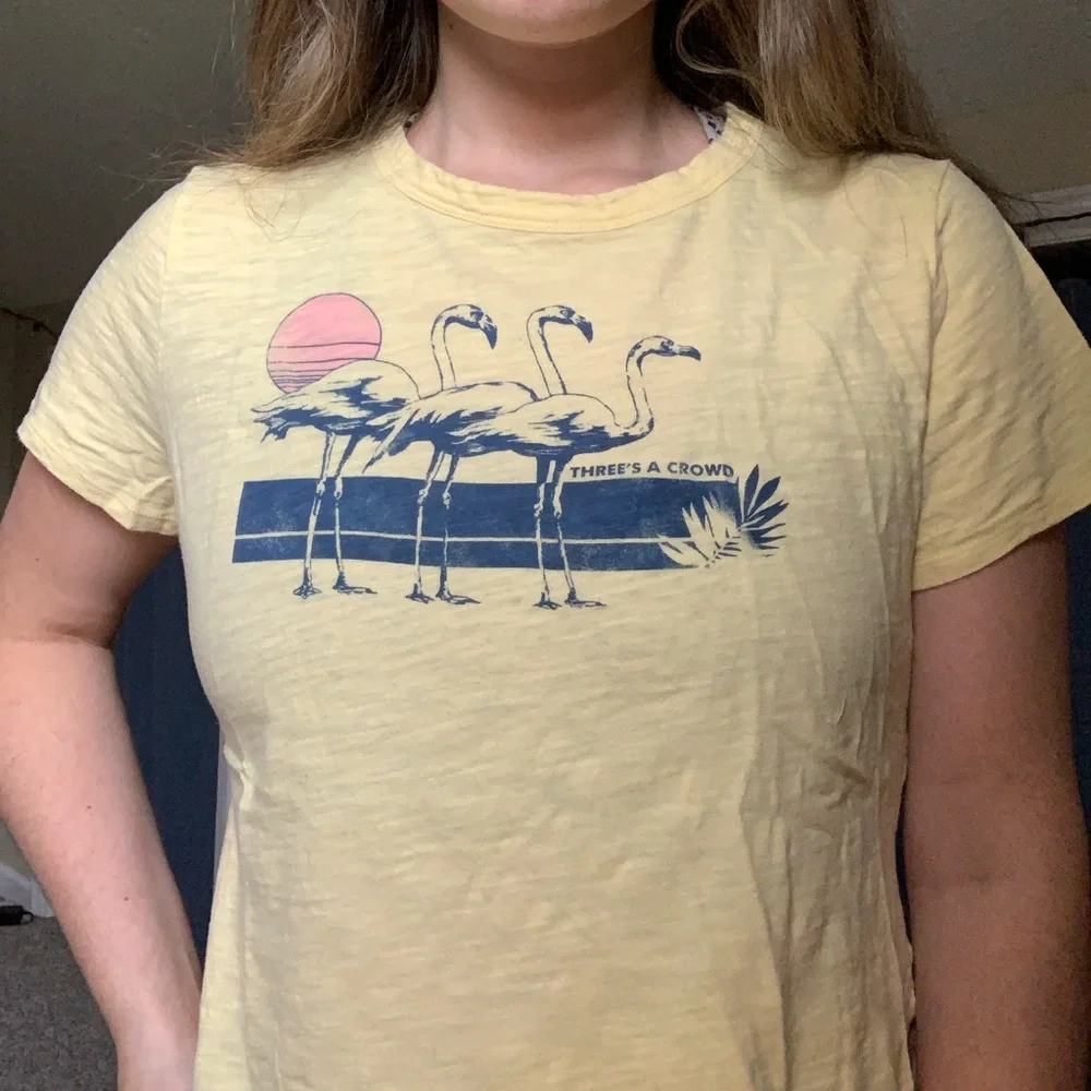 “Three’s a Crowd” Old Navy Everywear Graphic Tee - Picture 3 of 3